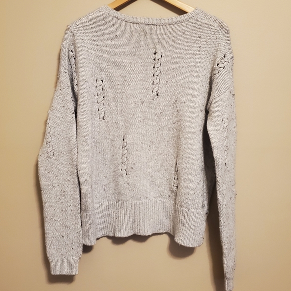 Halogen braided knit sweater - Picture 3 of 3